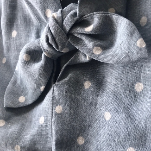 Reformation Strawberry top DewDrop spring linen - Picture 6 of 8
